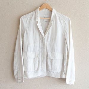 NWT!! Madewell Linen Cargo Jacket Blazer